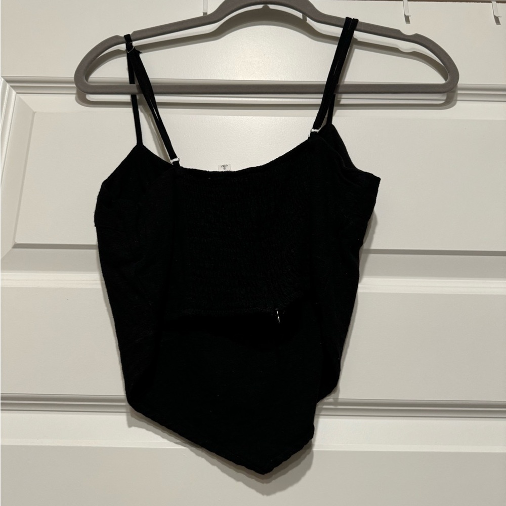 Black crop top